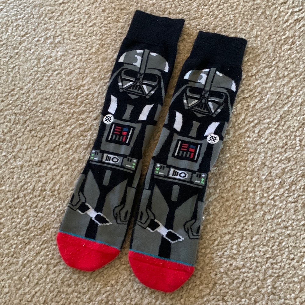 Stance Darth Vader socks. Excellent condition. Youth large.